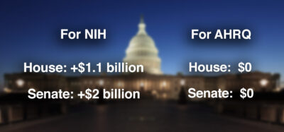 NIH Receives Glimmer of Hope As AHRQ Inches Closer to Elimination