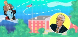 NIH Director Francis Collins tricked into debating disguised Sacha Baron Cohen on Showtime spoof “Who Is America?”