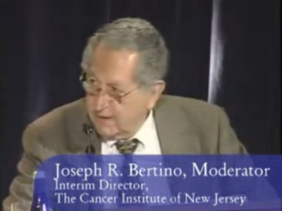 Rutgers archives: Joseph R. Bertino on genomics and cancer risk