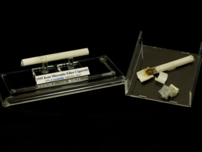 When cigarette filters were made of asbestos