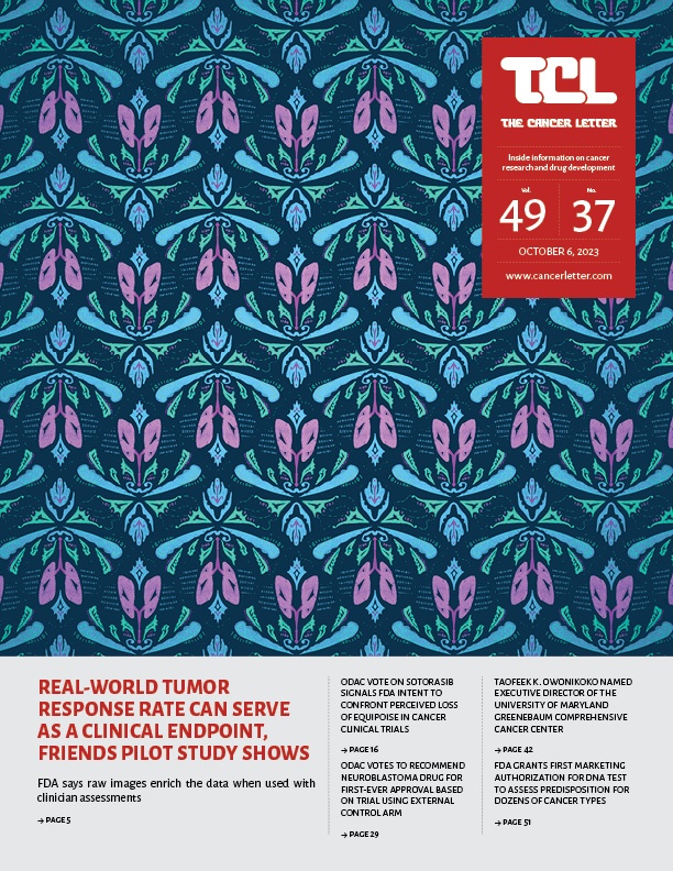 Issue 37 - The Cancer Letter