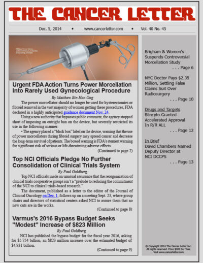 Volume 40 | Issue 45 - December 05, 2014