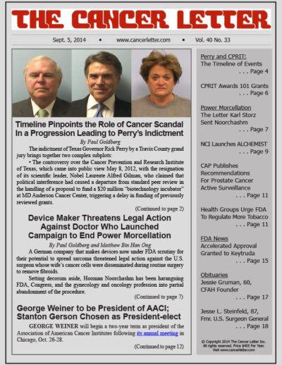 Volume 40 | Issue 33 - September 05, 2014