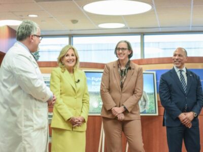 Patient navigation, financial toxicity top the agenda as Jill Biden, Kimryn Rathmell visit Atrium Health Wake Forest