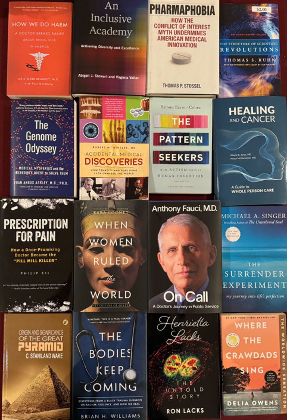Wafik El-Deiry carted a bunch of books around the Mediterranean 