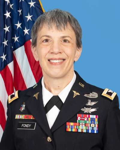 Col. Susan Fondy in uniform.