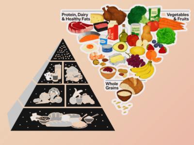 HHS presents new protein-forward dietary guidelines, turning the food pyramid upside down