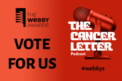 Vote for The Cancer Letter Podcast Webby Awards.