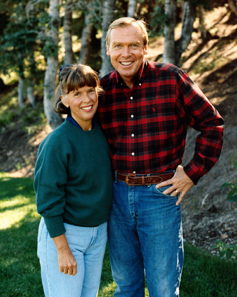 Jon M. Huntsman Sr. and Karen Haight Huntsman.