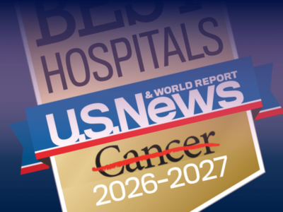 Consumers are increasingly accessing U.S. News rankings of cancer hospitals via AI chatbots 2026 report shows no change in the top-five lineup