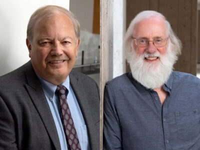 Dennis Slamon and Tony Hunter receive Albany Prize