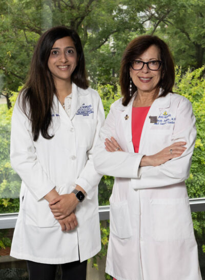 Neeha Zaidi and Elizabeth Jaffee